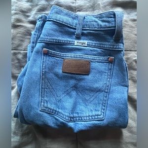 Wrangler Wild West high rise straight jeans